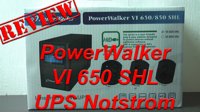 Review: PowerWalker VI 650 SHL - USV / Notstrom