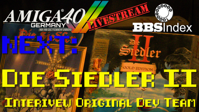 Amiga 40 Germany Panel: Die Siedler 2 Entwicklerteam
