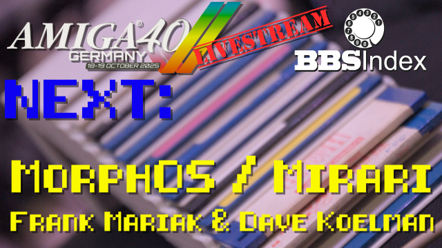 Amiga 40 Germany Panel: MorphOS on Mirari