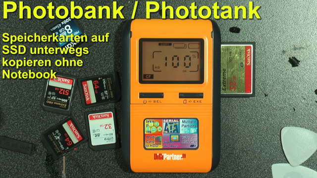 Fotobackup unterwegs ohne Notebook