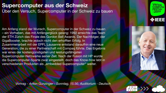 VCFSO25: Supercomputer aus der Schweiz