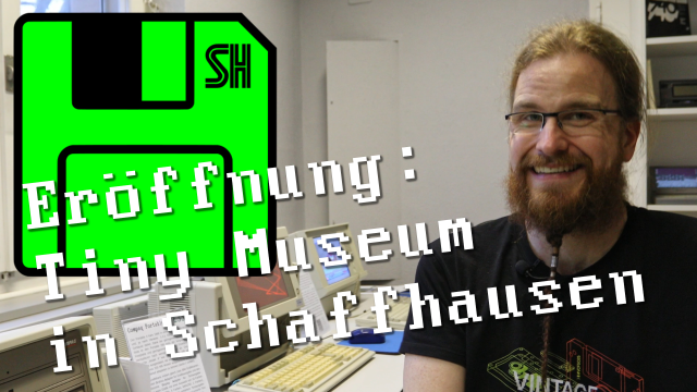 Eröffnungstag: Diskette (Tiny Museum in Schaffhausen)